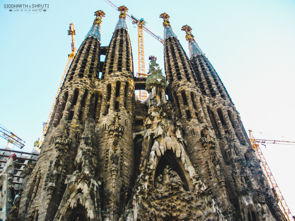 Sagrada Familia's Nativity Facade in Barcelona