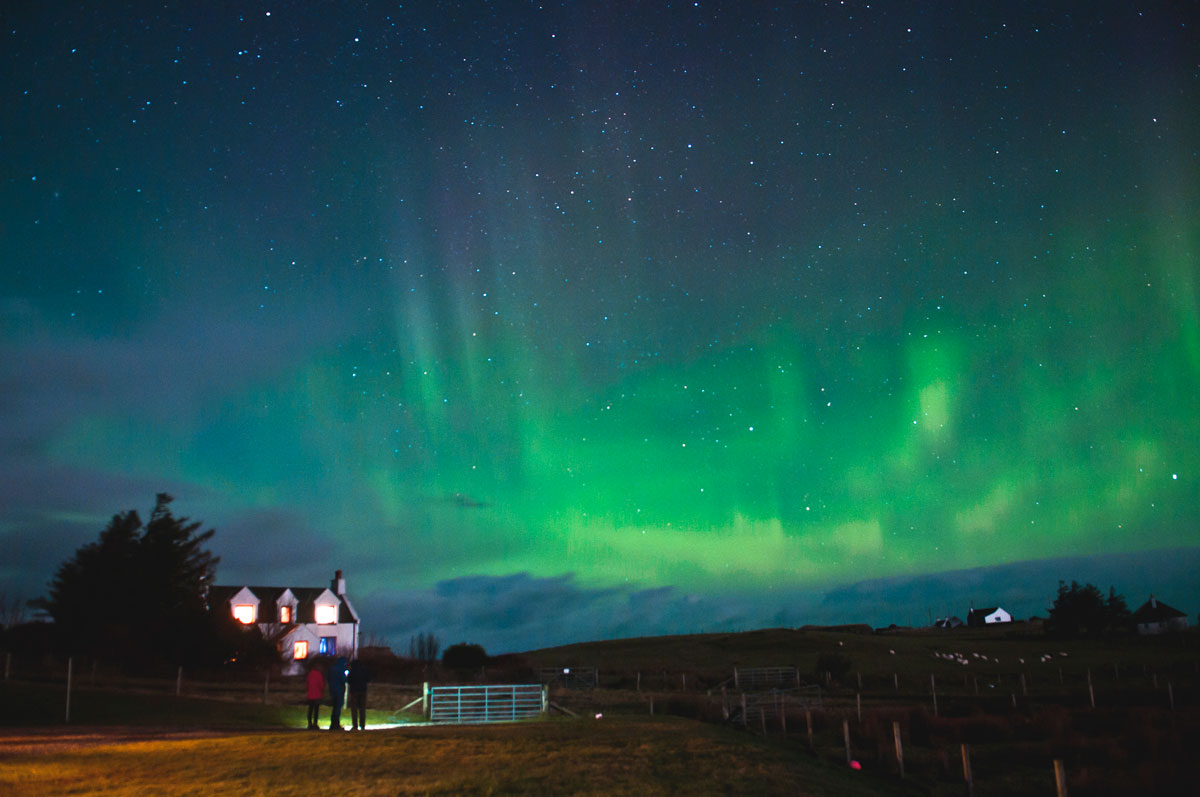 Magical Destinations to chase the Northern Lights other than Iceland - Scotland